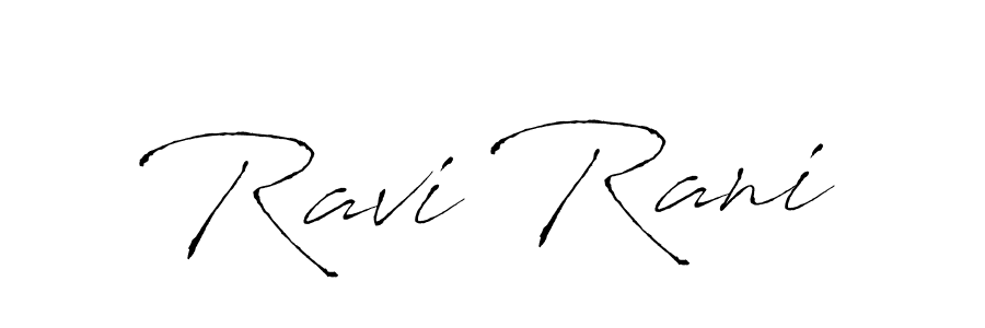 Similarly Antro_Vectra is the best handwritten signature design. Signature creator online .You can use it as an online autograph creator for name Ravi Rani. Ravi Rani signature style 6 images and pictures png