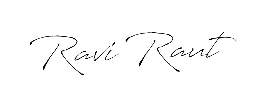 Make a beautiful signature design for name Ravi Raut. With this signature (Antro_Vectra) style, you can create a handwritten signature for free. Ravi Raut signature style 6 images and pictures png