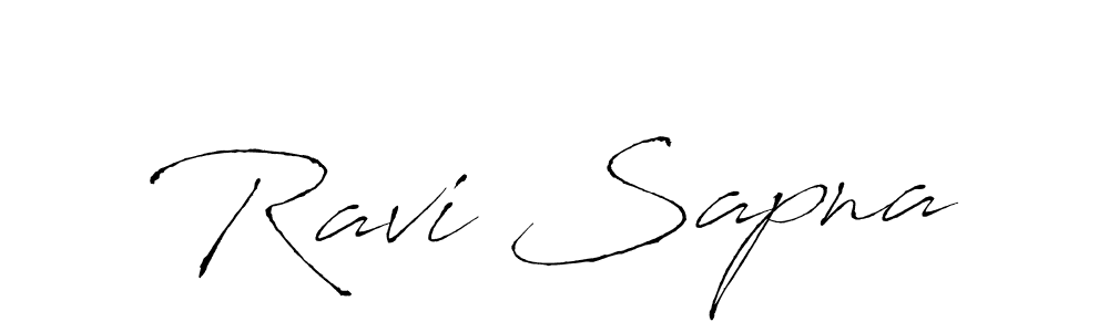 How to make Ravi Sapna signature? Antro_Vectra is a professional autograph style. Create handwritten signature for Ravi Sapna name. Ravi Sapna signature style 6 images and pictures png