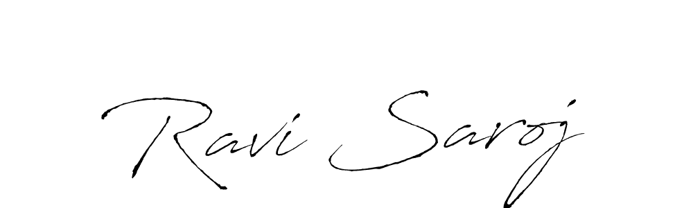 The best way (Antro_Vectra) to make a short signature is to pick only two or three words in your name. The name Ravi Saroj include a total of six letters. For converting this name. Ravi Saroj signature style 6 images and pictures png