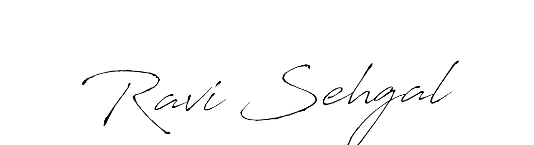 Make a beautiful signature design for name Ravi Sehgal. With this signature (Antro_Vectra) style, you can create a handwritten signature for free. Ravi Sehgal signature style 6 images and pictures png