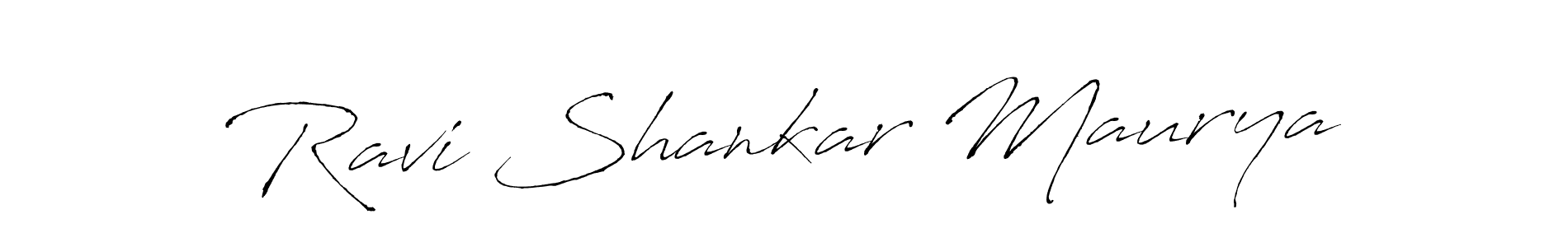 How to make Ravi Shankar Maurya signature? Antro_Vectra is a professional autograph style. Create handwritten signature for Ravi Shankar Maurya name. Ravi Shankar Maurya signature style 6 images and pictures png