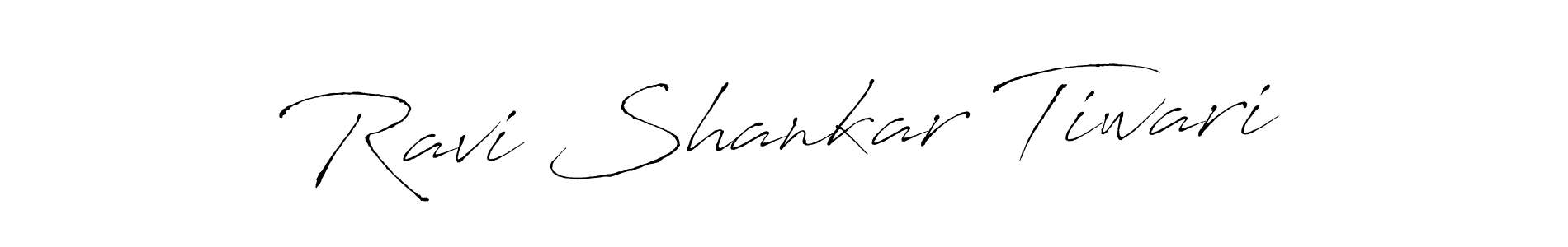 Make a beautiful signature design for name Ravi Shankar Tiwari. With this signature (Antro_Vectra) style, you can create a handwritten signature for free. Ravi Shankar Tiwari signature style 6 images and pictures png
