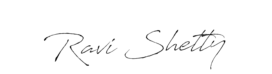 How to make Ravi Shetty signature? Antro_Vectra is a professional autograph style. Create handwritten signature for Ravi Shetty name. Ravi Shetty signature style 6 images and pictures png