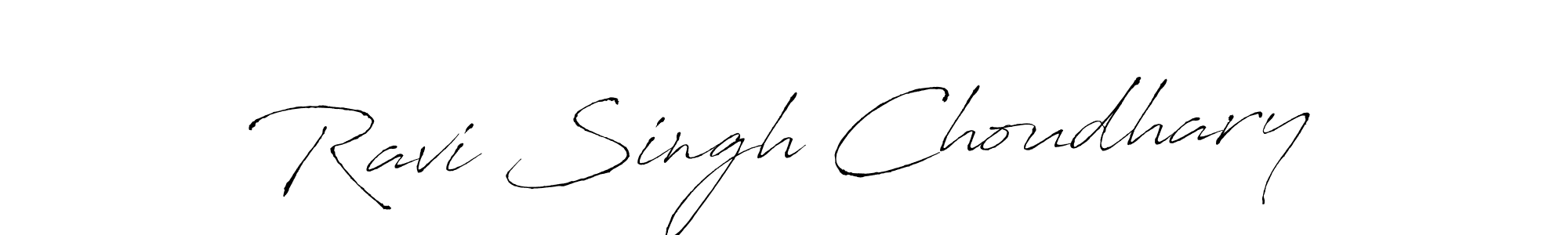 Design your own signature with our free online signature maker. With this signature software, you can create a handwritten (Antro_Vectra) signature for name Ravi Singh Choudhary. Ravi Singh Choudhary signature style 6 images and pictures png