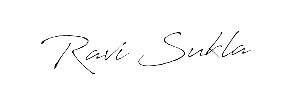 Make a beautiful signature design for name Ravi Sukla. With this signature (Antro_Vectra) style, you can create a handwritten signature for free. Ravi Sukla signature style 6 images and pictures png