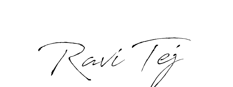 Once you've used our free online signature maker to create your best signature Antro_Vectra style, it's time to enjoy all of the benefits that Ravi Tej name signing documents. Ravi Tej signature style 6 images and pictures png