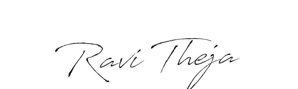 Use a signature maker to create a handwritten signature online. With this signature software, you can design (Antro_Vectra) your own signature for name Ravi Theja. Ravi Theja signature style 6 images and pictures png