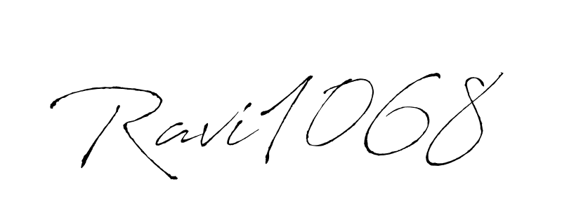 You can use this online signature creator to create a handwritten signature for the name Ravi1068. This is the best online autograph maker. Ravi1068 signature style 6 images and pictures png