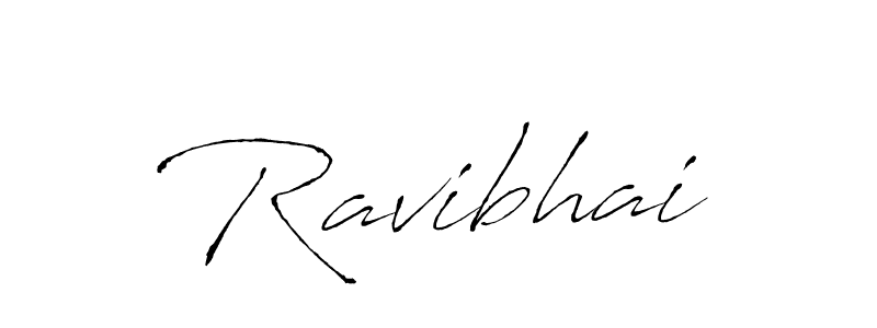 Create a beautiful signature design for name Ravibhai. With this signature (Antro_Vectra) fonts, you can make a handwritten signature for free. Ravibhai signature style 6 images and pictures png