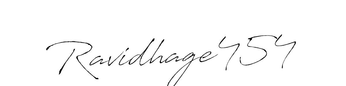 How to make Ravidhage454 signature? Antro_Vectra is a professional autograph style. Create handwritten signature for Ravidhage454 name. Ravidhage454 signature style 6 images and pictures png
