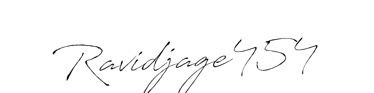 How to make Ravidjage454 name signature. Use Antro_Vectra style for creating short signs online. This is the latest handwritten sign. Ravidjage454 signature style 6 images and pictures png