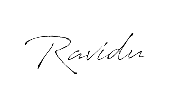 How to make Ravidu name signature. Use Antro_Vectra style for creating short signs online. This is the latest handwritten sign. Ravidu signature style 6 images and pictures png