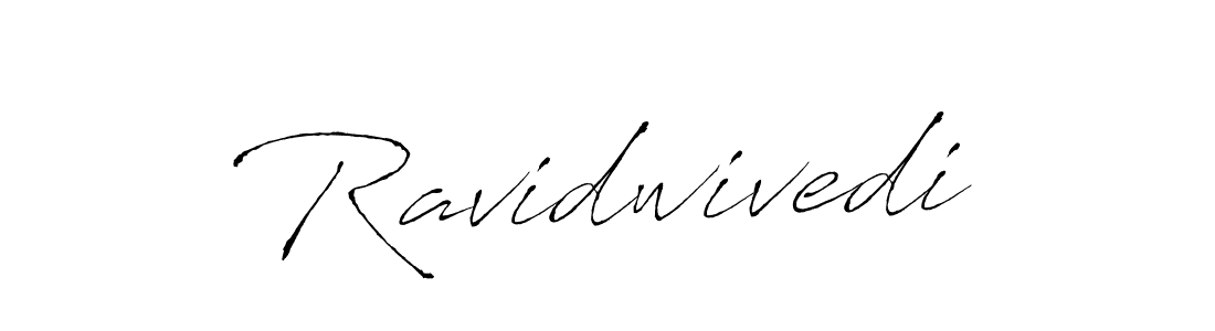 Design your own signature with our free online signature maker. With this signature software, you can create a handwritten (Antro_Vectra) signature for name Ravidwivedi. Ravidwivedi signature style 6 images and pictures png