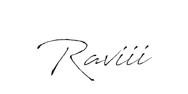 Raviii stylish signature style. Best Handwritten Sign (Antro_Vectra) for my name. Handwritten Signature Collection Ideas for my name Raviii. Raviii signature style 6 images and pictures png