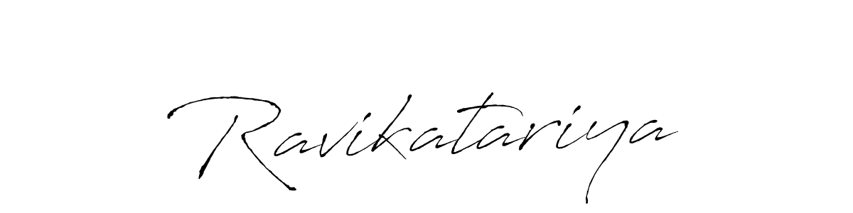 It looks lik you need a new signature style for name Ravikatariya. Design unique handwritten (Antro_Vectra) signature with our free signature maker in just a few clicks. Ravikatariya signature style 6 images and pictures png