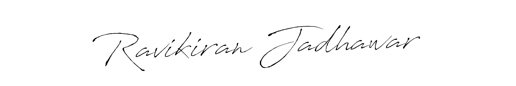 Design your own signature with our free online signature maker. With this signature software, you can create a handwritten (Antro_Vectra) signature for name Ravikiran Jadhawar. Ravikiran Jadhawar signature style 6 images and pictures png