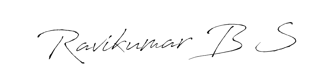 Also we have Ravikumar B S name is the best signature style. Create professional handwritten signature collection using Antro_Vectra autograph style. Ravikumar B S signature style 6 images and pictures png
