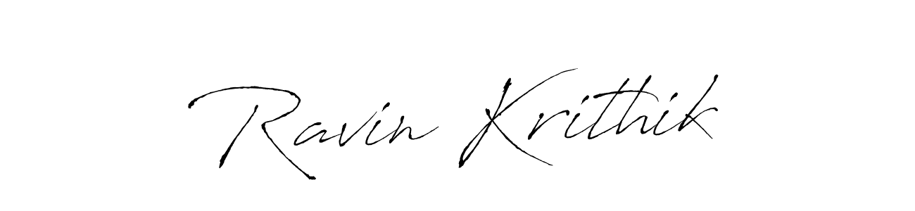 This is the best signature style for the Ravin Krithik name. Also you like these signature font (Antro_Vectra). Mix name signature. Ravin Krithik signature style 6 images and pictures png