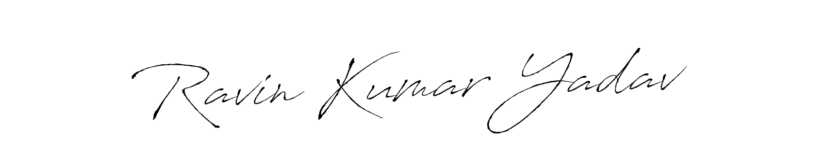 Use a signature maker to create a handwritten signature online. With this signature software, you can design (Antro_Vectra) your own signature for name Ravin Kumar Yadav. Ravin Kumar Yadav signature style 6 images and pictures png