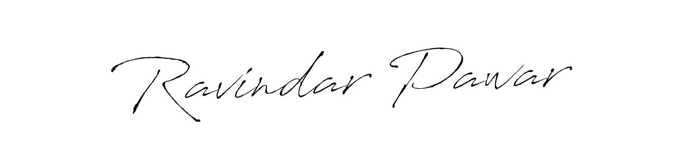 Make a beautiful signature design for name Ravindar Pawar. With this signature (Antro_Vectra) style, you can create a handwritten signature for free. Ravindar Pawar signature style 6 images and pictures png