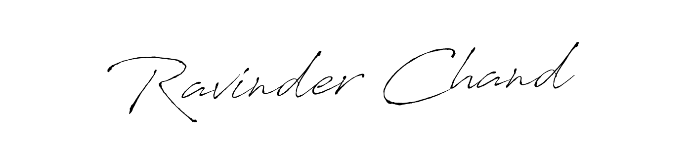 Create a beautiful signature design for name Ravinder Chand. With this signature (Antro_Vectra) fonts, you can make a handwritten signature for free. Ravinder Chand signature style 6 images and pictures png