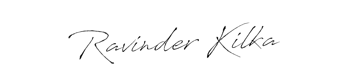 Use a signature maker to create a handwritten signature online. With this signature software, you can design (Antro_Vectra) your own signature for name Ravinder Kilka. Ravinder Kilka signature style 6 images and pictures png