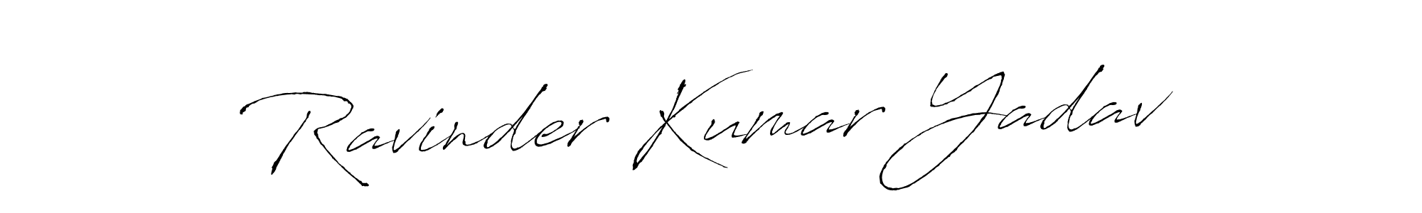 The best way (Antro_Vectra) to make a short signature is to pick only two or three words in your name. The name Ravinder Kumar Yadav include a total of six letters. For converting this name. Ravinder Kumar Yadav signature style 6 images and pictures png