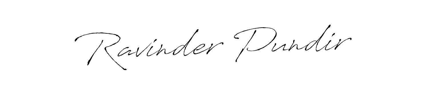 You should practise on your own different ways (Antro_Vectra) to write your name (Ravinder Pundir) in signature. don't let someone else do it for you. Ravinder Pundir signature style 6 images and pictures png