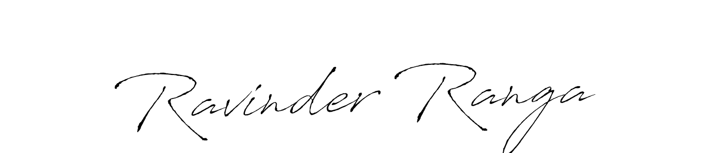 Use a signature maker to create a handwritten signature online. With this signature software, you can design (Antro_Vectra) your own signature for name Ravinder Ranga. Ravinder Ranga signature style 6 images and pictures png