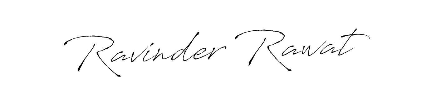 Make a beautiful signature design for name Ravinder Rawat. With this signature (Antro_Vectra) style, you can create a handwritten signature for free. Ravinder Rawat signature style 6 images and pictures png