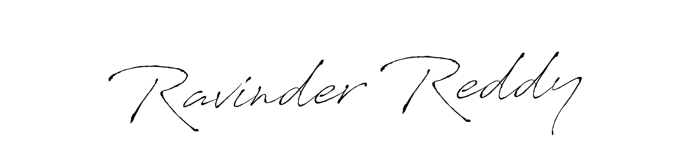 Create a beautiful signature design for name Ravinder Reddy. With this signature (Antro_Vectra) fonts, you can make a handwritten signature for free. Ravinder Reddy signature style 6 images and pictures png