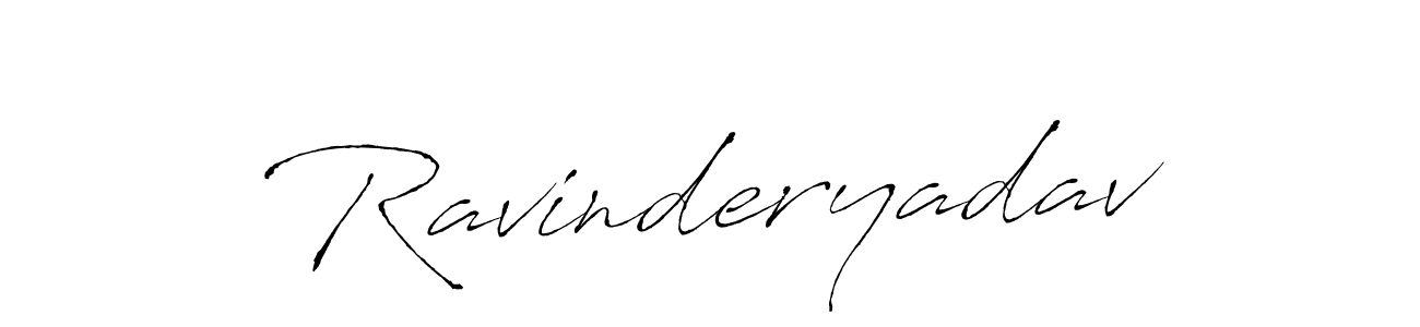 It looks lik you need a new signature style for name Ravinderyadav. Design unique handwritten (Antro_Vectra) signature with our free signature maker in just a few clicks. Ravinderyadav signature style 6 images and pictures png