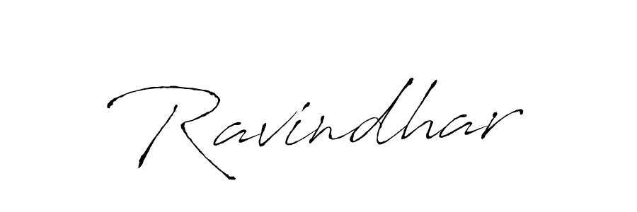 Create a beautiful signature design for name Ravindhar. With this signature (Antro_Vectra) fonts, you can make a handwritten signature for free. Ravindhar signature style 6 images and pictures png
