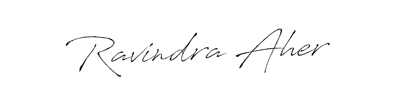 Also we have Ravindra Aher name is the best signature style. Create professional handwritten signature collection using Antro_Vectra autograph style. Ravindra Aher signature style 6 images and pictures png