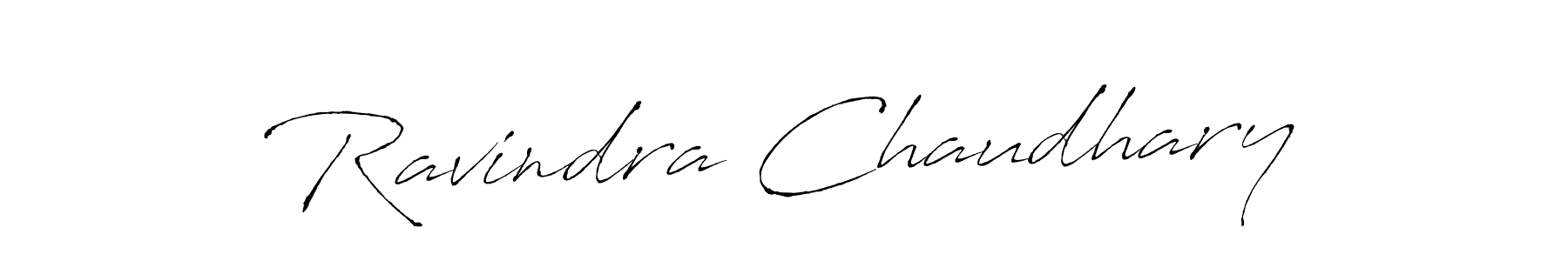 Ravindra Chaudhary stylish signature style. Best Handwritten Sign (Antro_Vectra) for my name. Handwritten Signature Collection Ideas for my name Ravindra Chaudhary. Ravindra Chaudhary signature style 6 images and pictures png