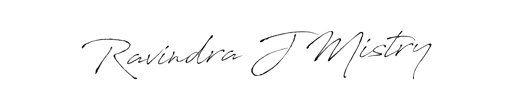 Antro_Vectra is a professional signature style that is perfect for those who want to add a touch of class to their signature. It is also a great choice for those who want to make their signature more unique. Get Ravindra J Mistry name to fancy signature for free. Ravindra J Mistry signature style 6 images and pictures png