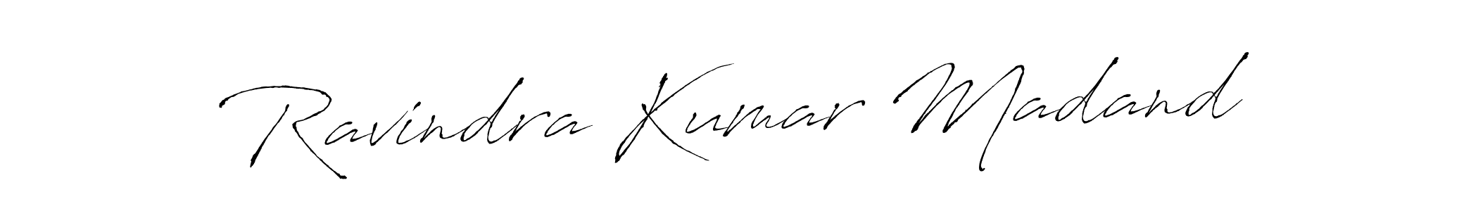 Design your own signature with our free online signature maker. With this signature software, you can create a handwritten (Antro_Vectra) signature for name Ravindra Kumar Madand. Ravindra Kumar Madand signature style 6 images and pictures png