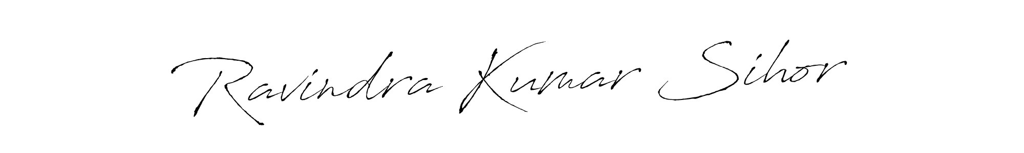 It looks lik you need a new signature style for name Ravindra Kumar Sihor. Design unique handwritten (Antro_Vectra) signature with our free signature maker in just a few clicks. Ravindra Kumar Sihor signature style 6 images and pictures png