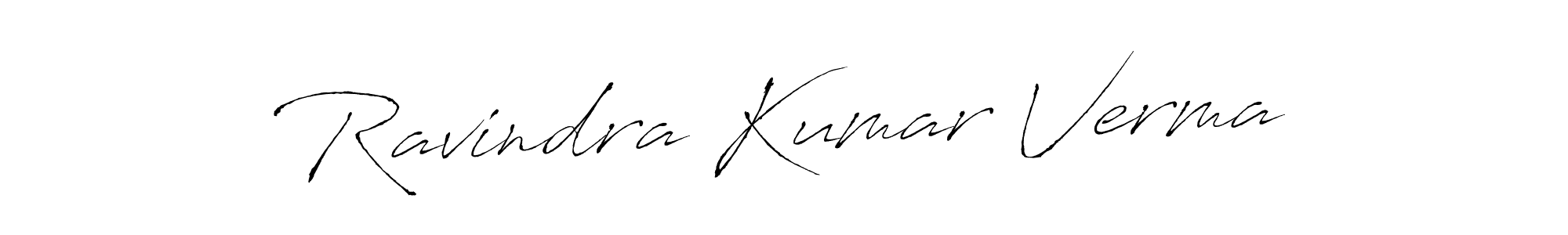 How to make Ravindra Kumar Verma signature? Antro_Vectra is a professional autograph style. Create handwritten signature for Ravindra Kumar Verma name. Ravindra Kumar Verma signature style 6 images and pictures png
