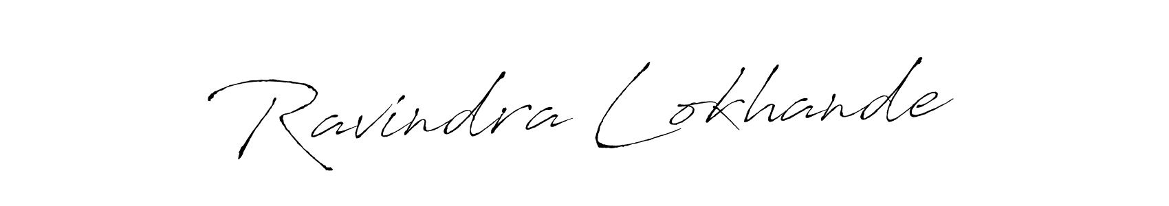 Design your own signature with our free online signature maker. With this signature software, you can create a handwritten (Antro_Vectra) signature for name Ravindra Lokhande. Ravindra Lokhande signature style 6 images and pictures png