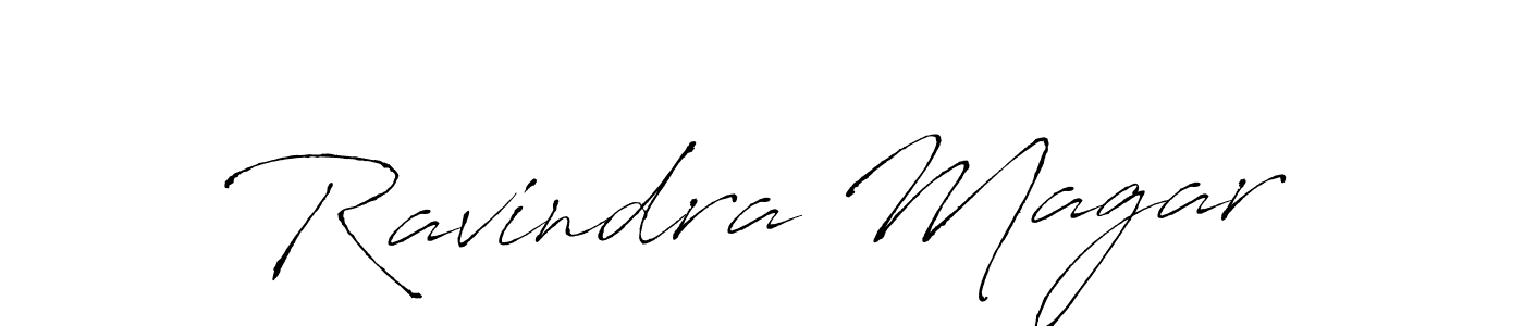 Use a signature maker to create a handwritten signature online. With this signature software, you can design (Antro_Vectra) your own signature for name Ravindra Magar. Ravindra Magar signature style 6 images and pictures png