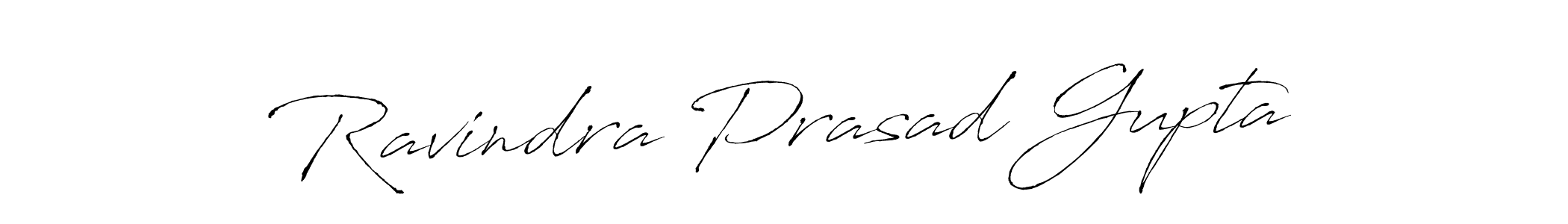 It looks lik you need a new signature style for name Ravindra Prasad Gupta. Design unique handwritten (Antro_Vectra) signature with our free signature maker in just a few clicks. Ravindra Prasad Gupta signature style 6 images and pictures png