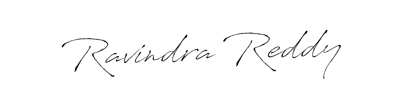 Make a beautiful signature design for name Ravindra Reddy. With this signature (Antro_Vectra) style, you can create a handwritten signature for free. Ravindra Reddy signature style 6 images and pictures png