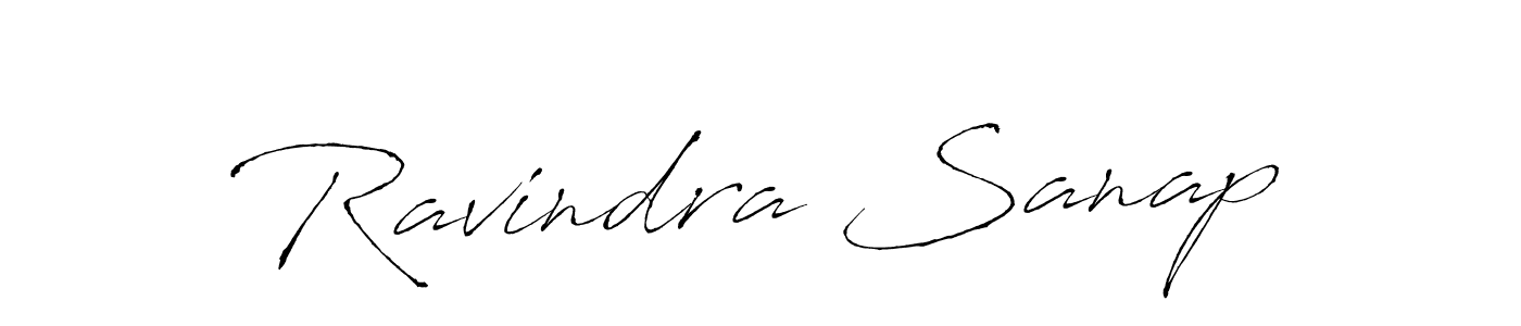 How to make Ravindra Sanap signature? Antro_Vectra is a professional autograph style. Create handwritten signature for Ravindra Sanap name. Ravindra Sanap signature style 6 images and pictures png