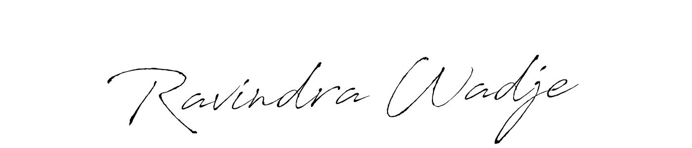 Also we have Ravindra Wadje name is the best signature style. Create professional handwritten signature collection using Antro_Vectra autograph style. Ravindra Wadje signature style 6 images and pictures png