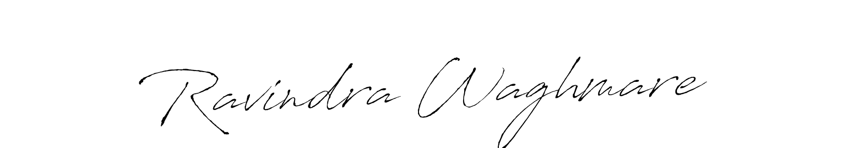 Create a beautiful signature design for name Ravindra Waghmare. With this signature (Antro_Vectra) fonts, you can make a handwritten signature for free. Ravindra Waghmare signature style 6 images and pictures png