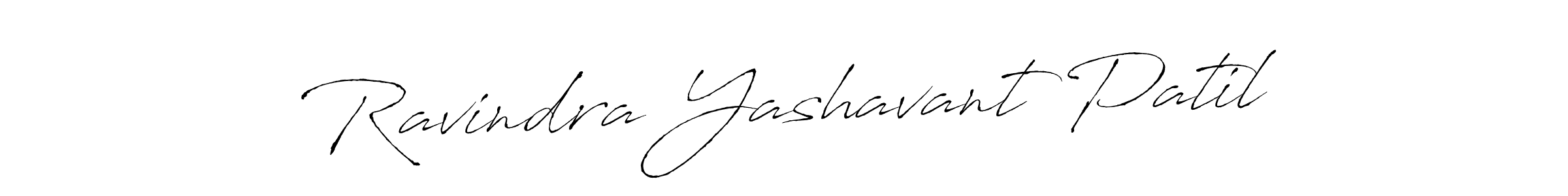 Make a beautiful signature design for name Ravindra Yashavant Patil. With this signature (Antro_Vectra) style, you can create a handwritten signature for free. Ravindra Yashavant Patil signature style 6 images and pictures png