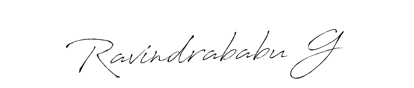 if you are searching for the best signature style for your name Ravindrababu G. so please give up your signature search. here we have designed multiple signature styles  using Antro_Vectra. Ravindrababu G signature style 6 images and pictures png