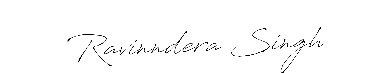 How to make Ravinndera Singh signature? Antro_Vectra is a professional autograph style. Create handwritten signature for Ravinndera Singh name. Ravinndera Singh signature style 6 images and pictures png